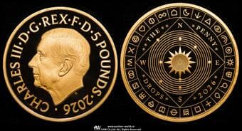 GREAT BRITAIN Charles III チャールズ3世(2022~) 5Pounds in Gold 2026 英国のトレジャー・ハント...