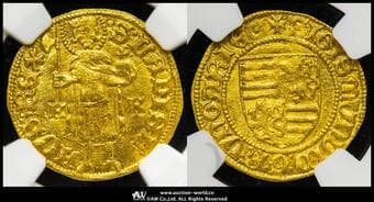 HUNGARY Kingdom ハンガリー王国 Goldgulden ND(1428~29)KK Fr-10 ジギスムント...
