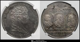 SWEDEN スウェーデン Riksdaler 1821CB Dav-350 KM-610 カール14世ヨハン 政治宗教の解放300年...