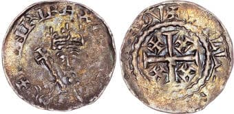 British Coins Henry II (1154-1189), AR Penny, Cross and Crosslets ('Tealby') Coinage (1158-80), class A2, Carlisle...