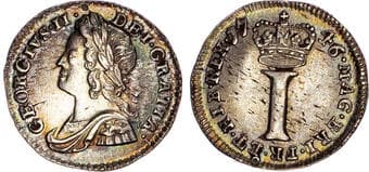 British Coins George II (1727-1760), AR Maundy Set, 1746. Consisting of Fourpence, Threepence, Twopence, and Penny....