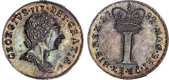 British Coins George III (1760-1820), AR Maundy Set, 1784. Consisting of Fourpence, Threepence, Twopence, and Penny....