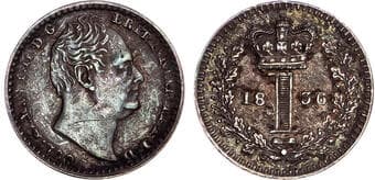 British Coins William IV (1830-1837), AR Maundy Set, 1836. Consisting of Fourpence, Threepence, Twopence, and Penny....