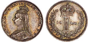 British Coins Victoria (1837-1901), AR Maundy Set, 1888. Consisting of Fourpence, Threepence, Twopence, and Penny....