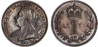 British Coins Victoria (1837-1901), AR Maundy Set, 1900. Consisting of Fourpence, Threepence, Twopence, and Penny....
