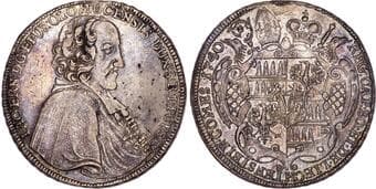World Coins Austria, Olmütz, Jakob Ernst von Liechtenstein (1738-1745), silver Taler, 1740 Austria, Olmütz, Jakob...