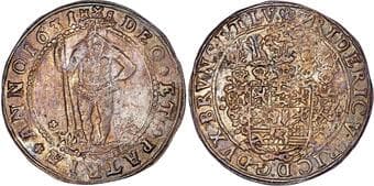 World Coins Germany, Brunswick-Wolfenbüttel, Friedrich Ulrich (1613-1634), silver Taler Germany,...