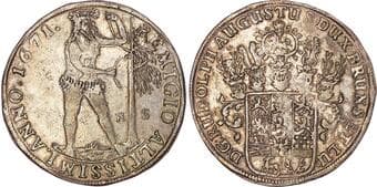 World Coins Germany, Brunswick-Lüneburg, Rudolph August (1666-1685), silver Taler Germany, Brunswick-Lüneburg,...