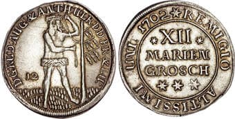World Coins Germany, Brunswick-Lüneburg-Calenberg-Hannover, Georg Ludwig I (1698-1727), silver 1/3 Taler Germany,...