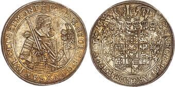 World Coins Germany, Saxony, Johann Georg I (1615-1656), silver Taler, 1617 Germany, Saxony, Johann Georg I...
