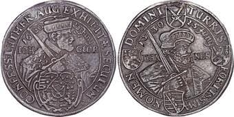 World Coins Germany, Saxony, Johann Georg (1611-1656), silver Taler Germany, Saxony, Johann Georg (1611-1656), silver...