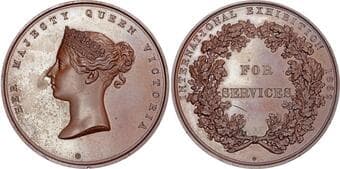 Medals & Medallions Victoria 1837-1901, The International Exhibition, South Kensington, 1862, Bronze medal "For...