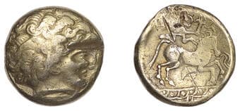Iron Age Coins from the Collection of Geoff Cottam
Continental Iron Age, GAUL, Uncertain tribe, possibly of Normandy,...