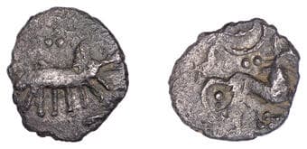 Iron Age Coins from the Collection of Geoff Cottam
British Iron Age, ICENI, Uninscribed issues, silver Unit,...