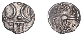 Iron Age Coins from the Collection of Geoff Cottam
British Iron Age, ICENI, Ecen (c. AD 10-43), silver Unit, Symbol...