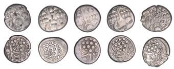Iron Age Coins from the Collection of Geoff Cottam
British Iron Age, DUROTRIGES, Uninscribed issues, silver Staters...