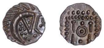 English Hammered Coins from Various Properties
Early Anglo-Saxon Period, Sceatta, Continental series E, variety G2,...