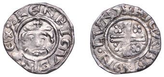 English Hammered Coins from Various Properties
Richard I (1189-1199), Penny, class IVb, London, Ricard, ricard · on...