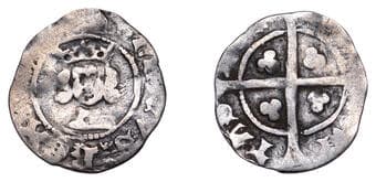 English Hammered Coins from Various Properties
Henry IV (1399-1413), Heavy coinage, Halfpenny, Withers type 3, London,...