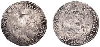 English Hammered Coins from Various Properties
Philip and Mary (1554-1558), Shilling, 1555, English titles, legend...