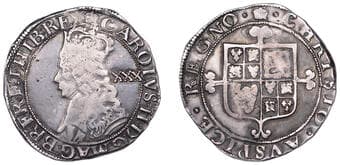 English Hammered Coins from Various Properties
Charles II (1660-1685), Third Hammered issue, Halfcrown, mm. crown,...