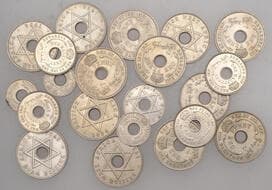 World Coins from Various Properties
British West Africa, Edward VIII, Pennies (13), Halfpence (9), One-Tenth-Pennies...