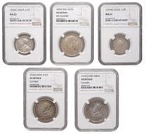 World Coins from Various Properties
India, British India, Edward VII, Edward VII, Rupee, 1907b, Bombay (KM 508);...