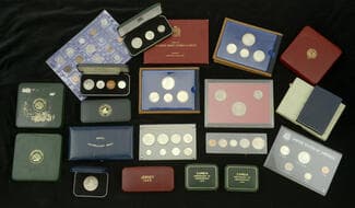 World Coins from Various Properties
Miscellaneous, AUSTRIA, Proofs Sets (2), 1965 anniversary of Vienna University;...