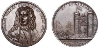 British Historical Medals from Various Properties
Apprentice Boys of Derry Club (Founded 1814), a bronze medal by W.S....