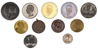 British Historical Medals from Various Properties
Prince Albert, Great Exhibition, 1851, a white metal medal by W....