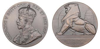 British Historical Medals from Various Properties
George V, British Empire Exhibition, 1924, a bronze award medal by...