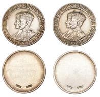 British Historical Medals from Various Properties
George VI, Coronation, 1937, a pair of uniface silver medals by W.H....