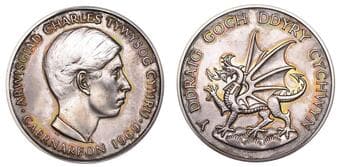 British Historical Medals from Various Properties
Investiture of the Prince of Wales, 1969, a silver medal by M....