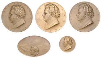 Musical Medals from the Property of a Gentleman
Austria, Centenary of the Death of Franz Schubert, 1928, a bronze...