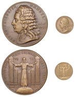 Musical Medals from the Property of a Gentleman
Germany, 250th Birthday of Georg Friedrich Handel, 1935, a bronze...