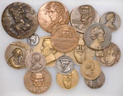 Musical Medals from the Property of a Gentleman
Miscellaneous, Johannes Brahms, 1897, a bronze medal by A. Hartig,...
