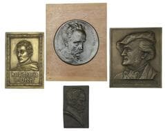 Musical Medals from the Property of a Gentleman
Miscellaneous, Richard Wagner, undated, a uniface bronze plaque by...