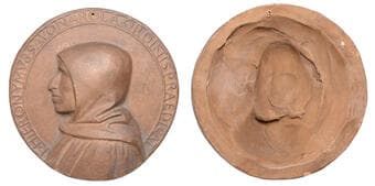 World Historical Medals from Various Properties
Italy, Girolamo Savonarola, undated, a uniface clay medal after...