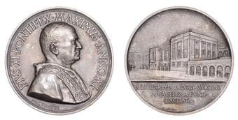 World Historical Medals from Various Properties
Italy: Papal States, Pius XI, New Vatican Art Gallery, 1932, a silver...