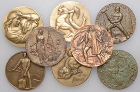World Historical Medals from Various Properties
United States of America, Beyond the Sky and Beneath the Sea, 1967, a...