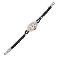 Rolex Ladies Art Deco Ladies Watch 18k White Gold, 1930s One 18k white gold Art Deco ladies watch with oval case and...