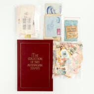 Miscellaneous, Accumulation 1979-1981 various commemorative mint cards, 1983 Australian Stamps year book, various...