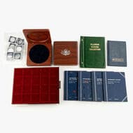 Monetarium, VST & Whitman Albums, Florins - Crown, 1910 - 1963 Small group of empty albums including, small blue...