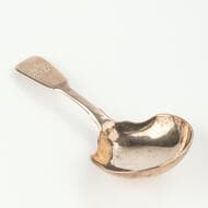 Great Britain, Victoria, Silver Tea Caddy Spoon, 1845, EF Silver tea caddy spoon with engraved handle, 22g, London...