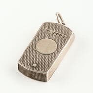 Great Britain, Victoria, Silver Vesta by Sampson Morden, 1885, gF Victorian silver vesta case with London marks, by...
