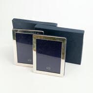United Kingdom, Kitney & Co - Sterling Silver Picture Frames, 2004 Pair of sterling silver .925 picture frames with...
