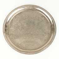 Alloy Plate - Tasmania International Exhibition, Hobart, 1894-5, VF - aEF Commemorative plate pressed in nickel-iron...