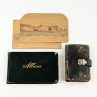Personal Yearbook Album, Purse & Postcards, 1910 - 1913, EF Personal album inscribed with best love to Zoe, dated...