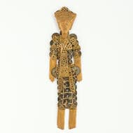 Balinese Ukur, C. 1900S, gEF Balinese Ukur, traditional religious ritual figure made from metal (coins), pottery,...
