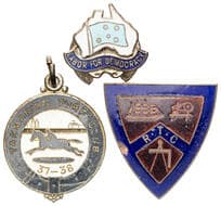 Australian Club & Association Badges Green album with mostly Australian local clubs, sporting, political & school,...